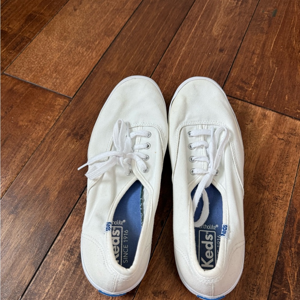 Keds White Canvas Sneakers